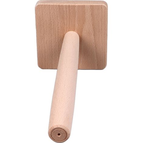 Porte-rouleau de papier essuie-tout en bois, style ferme, à poser sur le comptoir, avec base antidérapante, idéal pour la cuisine et le salon. (1/5)