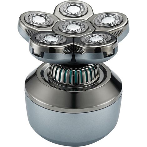 Tondeuse Électrique Magnétique 6D Flottante pour Homme, Étanche IPX8, Recharge Rapide, Écran LED, Autonomie 90min (1/5)