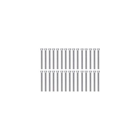30 viti a testa esagonale con testa esagonale interna, acciaio inox A270 304, elementi di fissaggio resistenti all'acqua di mare - Crezuo