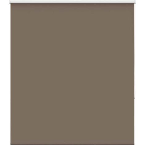 Store enrouleur occultant, couleur café, largeur du tissu 135 x 130 cm (1/5)