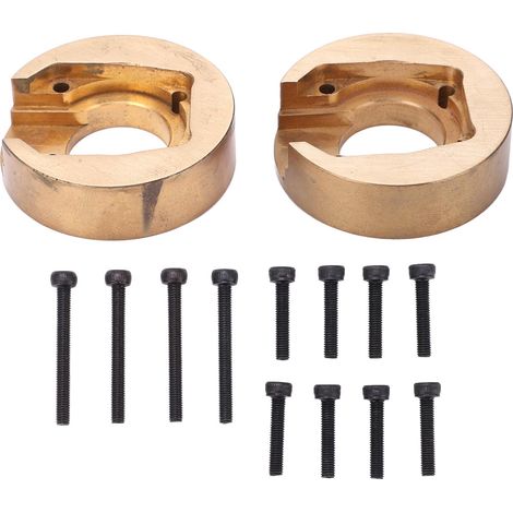 1 paire de contrepoids internes en laiton pour jante de roue Absima Sherpa 1/10 (pièces de rechange pour voiture tout-terrain) (1/5)