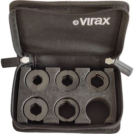 VIRAX Set  pinze a  pressione profilo  V 12-15-18-22-28  per pressatrice  P25+ -  990055 (1/3)