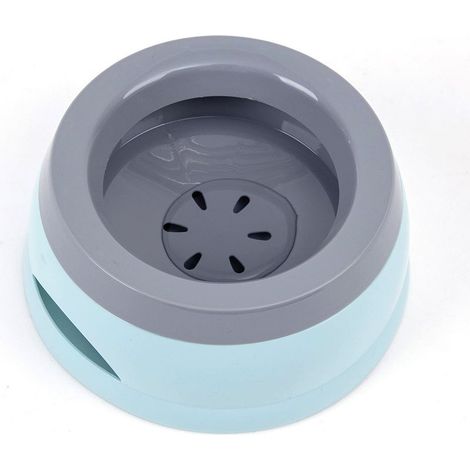 Autonapf für Haustiere, auslaufsicherer Hundenapf, tropffreier Wassernapf für Hunde, tragbarer, abnehmbarer blauer Kunststoff-Wassernapf, schwimmender Napf (himmelblau) (1/5)