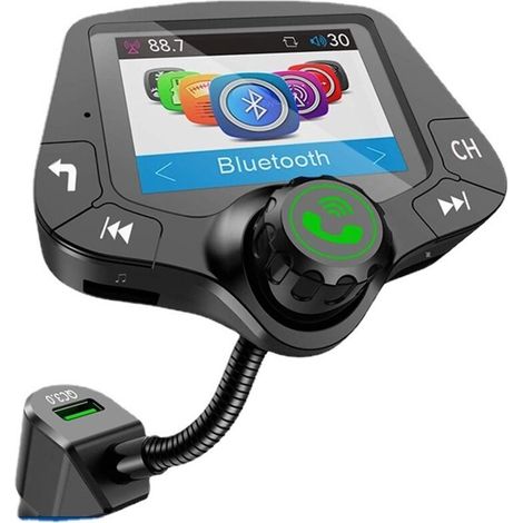 Autoradio DAB/DAB+ avec chargeur USB et adaptateur Bluetooth, écran 2 pouces (1/5)