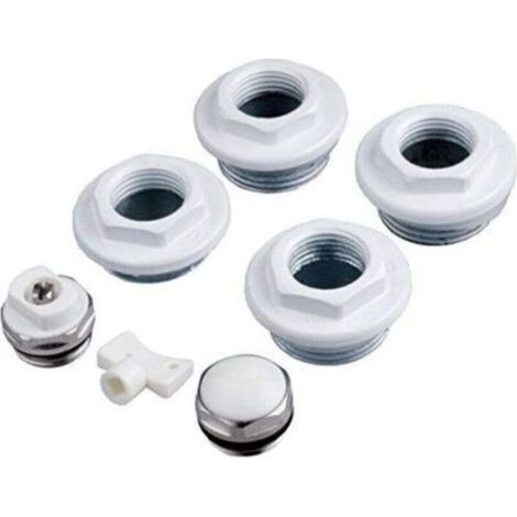 Kit de réducteur à filetage pour radiateurs de style rétro et radiateurs à colonnes traditionnels de 1 pouce (1/4)