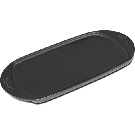 Plaque plancha céramique 55,8 x 33 cm – Surface antiadhésive pour cuisson viande et légumes – Compatible barbecues Weber