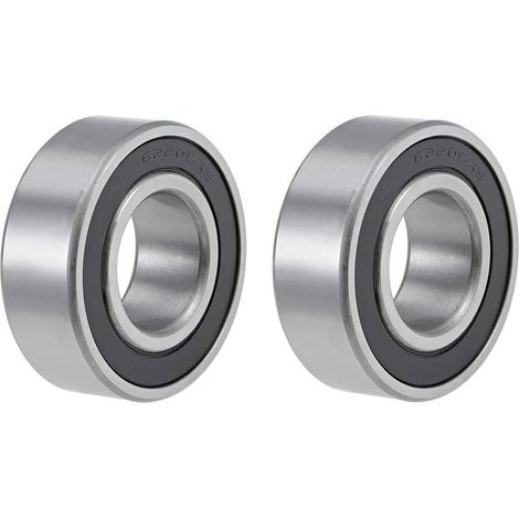 62205-2RS Roulements à billes à gorge profonde 25 mm x 52 mm x 18 mm Acier chromé double scellé Z2 ABEC1 2 pièces (1/4)