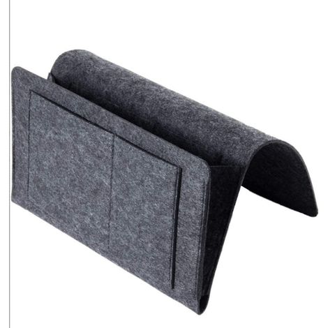 Sac de rangement suspendu pour lit, poche de chevet, rangement de lit, canapé, bureau (1/5)
