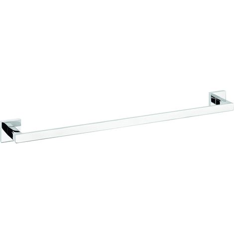 Tesa Deluxxe Porta Asciugamani ad Anello, Autoadesivo, Cromato Lucido, Raffinato, Inox Assicurato, 156mm x 185mm x 45mm (1/4)