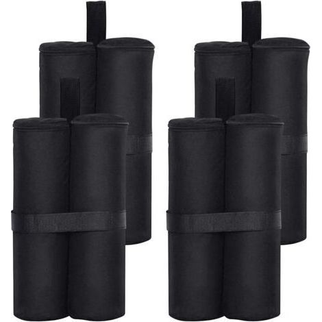 Lot de 4 sacs de lestage   sac de sable, sac de poids, sac de fixation (1/5)