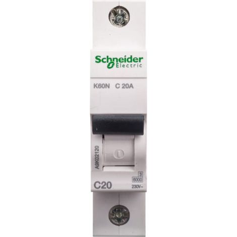K60N Überstromschutzschalter C 20A 1P 1M 6KA ACTI 9 A9K02120