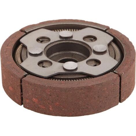 Embrayage de Mini-Motoculteur 48F Rouge Résistant à L'Usure Bloc d'Embrayage 4 Mâchoires pour Cultivateur Pièce de Rechange pour Outils Jardinage Motorisés Compatible Perceuse