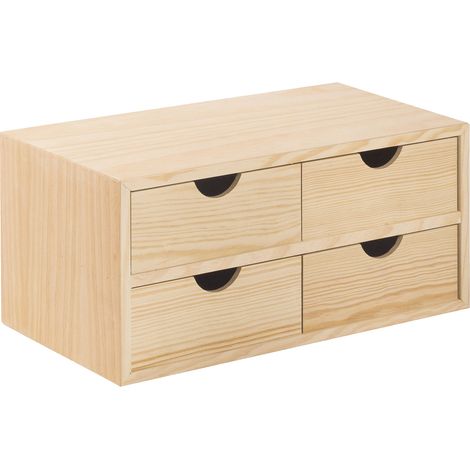 CASSETTIERA MINI 4 CASSETTI 40X20X18,5 CM- 2,0 pz
