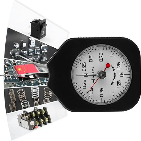 Tensiometer mit zwei Kunststoffzeigern, analoges Spannungsmessgerät (SZN-1.5-2) (1/5)