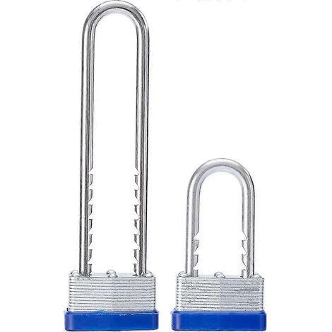 Cadenas en acier laminé à clés identiques, 40 mm (1-9/16 pouce), avec anse longue renforcée (cadeau) (1/5)