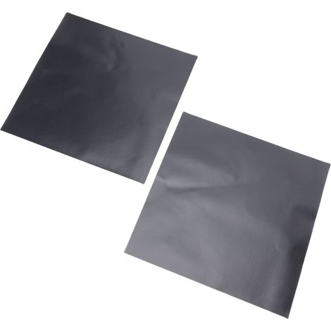 Bande de Réparation Étang 2pcs IIR Autocollante 8x8 Pouces Imperméable Robuste pour EPDM PVC HDPE LDPE Toiture Gouttière Extérieur (1/4)