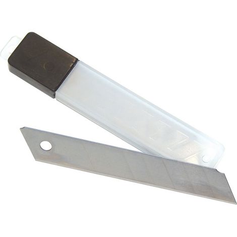 Lames de cutter 18 mm - Boîte : 10 lames - Largeur lame : 18 mm - STANLEY