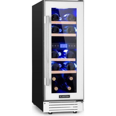 Vinovilla 17 Built-In Duo Two-Zone Wine Fridge 53l 17 Bottles 3-Colour Glass Door