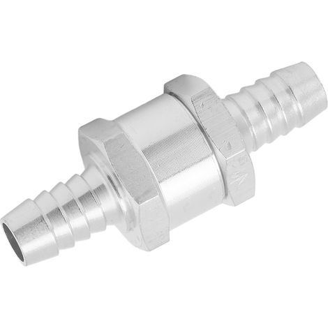 Clapet anti-retour en aluminium, universel pour carburants, essence, huile, diesel, eau, 10 mm/0,39 pouce