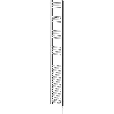 Pizarro Chrome 1800mm x 300mm Straight Electric Heated Towel Rail (1/5)