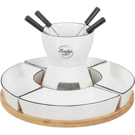Service à Fondue à la Bougie pour 4 Personnes - CHEESY (1/5)