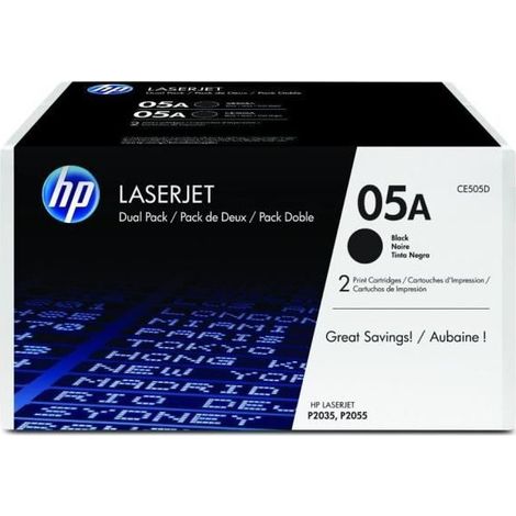 HP (CE505D) No 05A HP05A HP 05A Dual Pack Black Schwarz Cartridge (CE505D) (1/5)