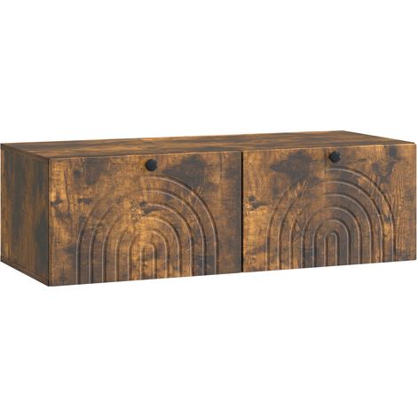 Maison Exclusive - Mobile Porta TV da Muro Rovere Fumo 99 x 41 x 30 cm (1/5)