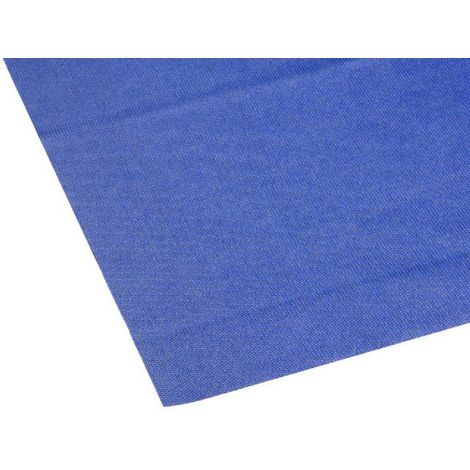 Tissu acoustique 1.4x0.7m bleu Moquette