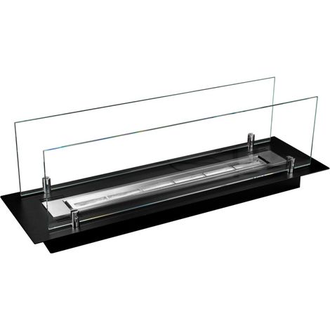 Bruciatore Affile, Combustibile Bioetanolo Ecoflame, Made in Italy, Nero (1/5)