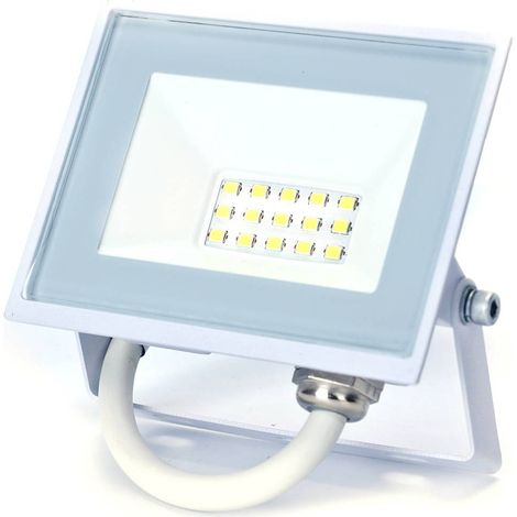 Faro proiettore Led Slim 10W Bianco da esterno IP65 Bianco freddo 6500K Aigostar (1/5)
