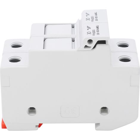 Support de fusible bipolaire pour montage sur rail DIN, équipement de contrôle et de distribution d'énergie TOWFH1DC 1000 V CC 2P20A