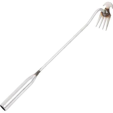 Outil d'arrachage de mauvaises herbes, d'arrachage de mauvaises herbes, outil d'arrachage de mauvaises herbes à 4 dents en acier au manganèse, 30cm (1/2)