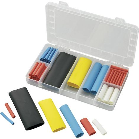 Assortiment de gaines thermorétractables 3:1 TRU COMPONENTS 1565053 52 pièces (1/2)