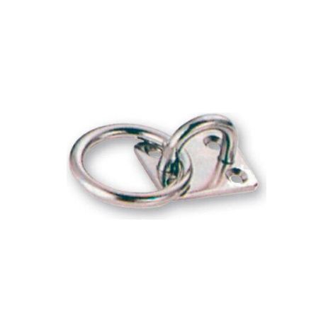 Platte mit Edelstahlring, 5 mm Durchmesser SANS MARQUE