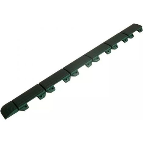 piastrella antiscivolo con angolari inclusi - verde. 45x60x13 cm.