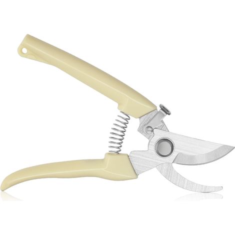Lntyq Gartenschere für Pflanzen, Blumen, Klingen aus rostfreiem Stahl, multifunktionale Gartenschere, Obst- und Gemüseschere, Blumenschere, ergonomische Schere für Äste und Zweige (1/5)