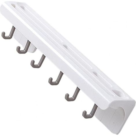 Support Mural de Porte-Couteau sans Perforation 4 Couleurs Magnetic Cuisine de Rangement Support de Couteau Ustensiles (Color : White)-Ensoleillé (1/5)