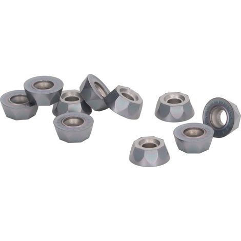 10 Stück CNC-Hartmetall-Wendeschneidplatten, Dreh- und Fräseinsätze, Drehwerkzeuge für die Bearbeitung von Stahl und Edelstahl (1/5)