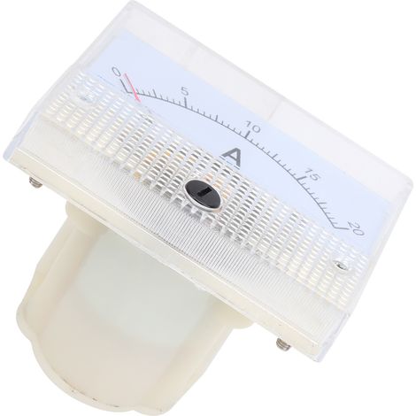 Ampèremètre analogique 85C1 DC 0-20A, instrument de mesure de courant pour circuit électrique, outil de test à aiguille (1/5)