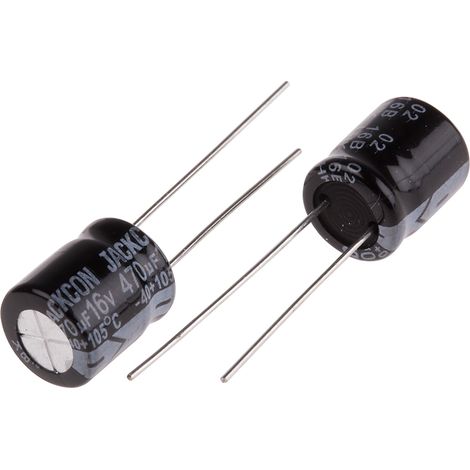 Condensateur RS PRO 470µF, 16V c.c.