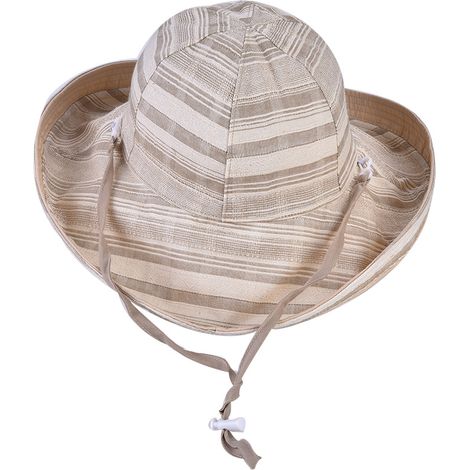 1 Chapeau de soleil réversible, double face, pliable, coton, pour femme (1/5)