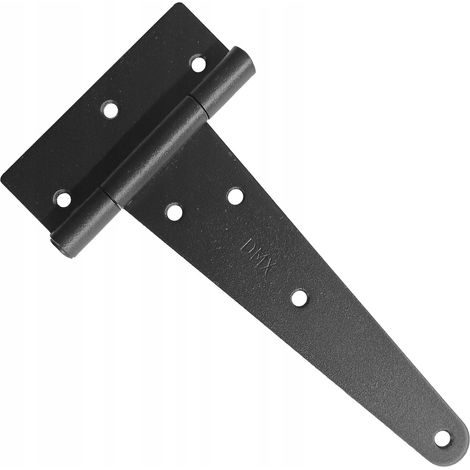 Charnière Rectangulaire Universelle ZT150, 150 x 80 mm, Noir, Pour Porte Et Portillon (1/5)
