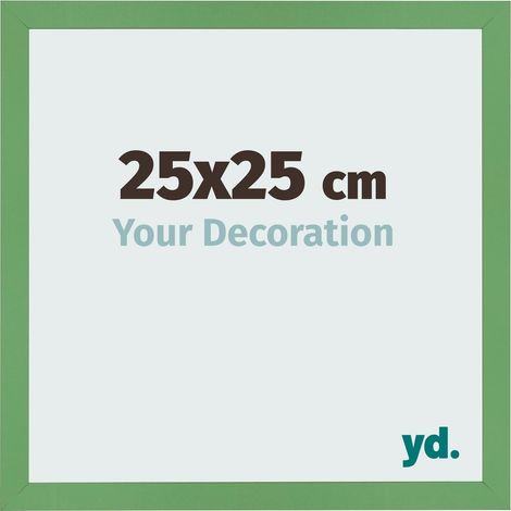 yd. - Cadre photo 25x25 - Vert - MDF - Bologna