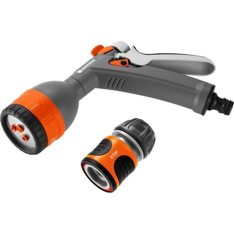 Pistolet à peinture multifonction + raccord rapide Gardena 18343 (1/3)