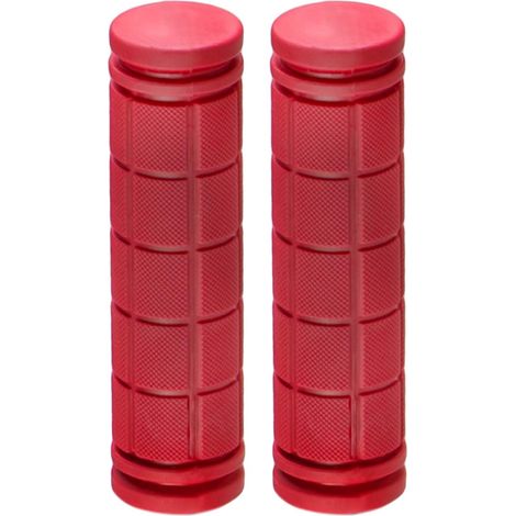 Puños, mangos de scooter EVO, rojos, 2 piezas (1/2)