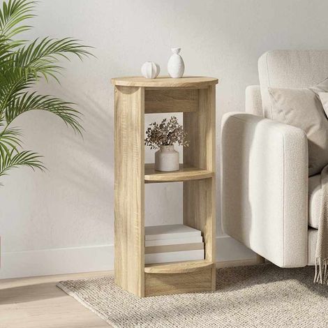 vidaXL Mobile laterale Rovere Sonoma Legno ingegnerizzato (1/5)