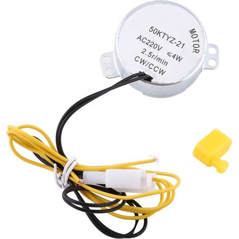 Moteur d'incubateur de rotateur d'oeufs de 1PC CW/CCW avec le connecteur (220V) (1/4)