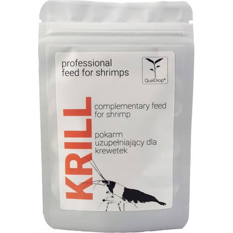 QualDrop krill 10g, alimento supplementare per gamberetti
