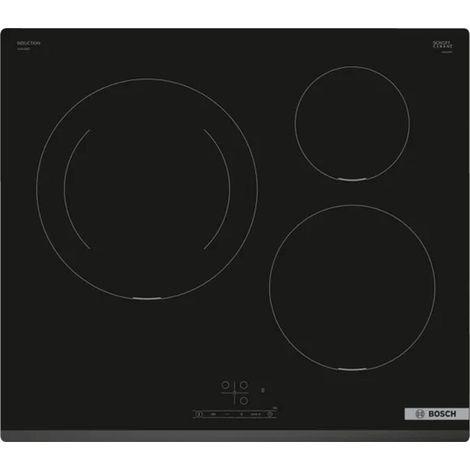 Bosch PIJ631BB5E plaque à induction noire 3 zones 7400 W