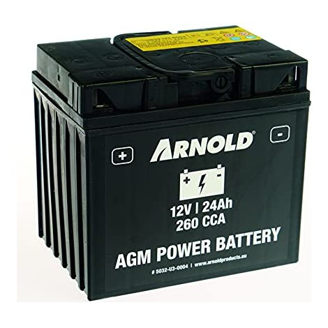 Batteria trattorino tagliaerba AZ104 12V 24Ah 260 CCA ORIGINALE MTD 5032-U3-0004 (1/4)